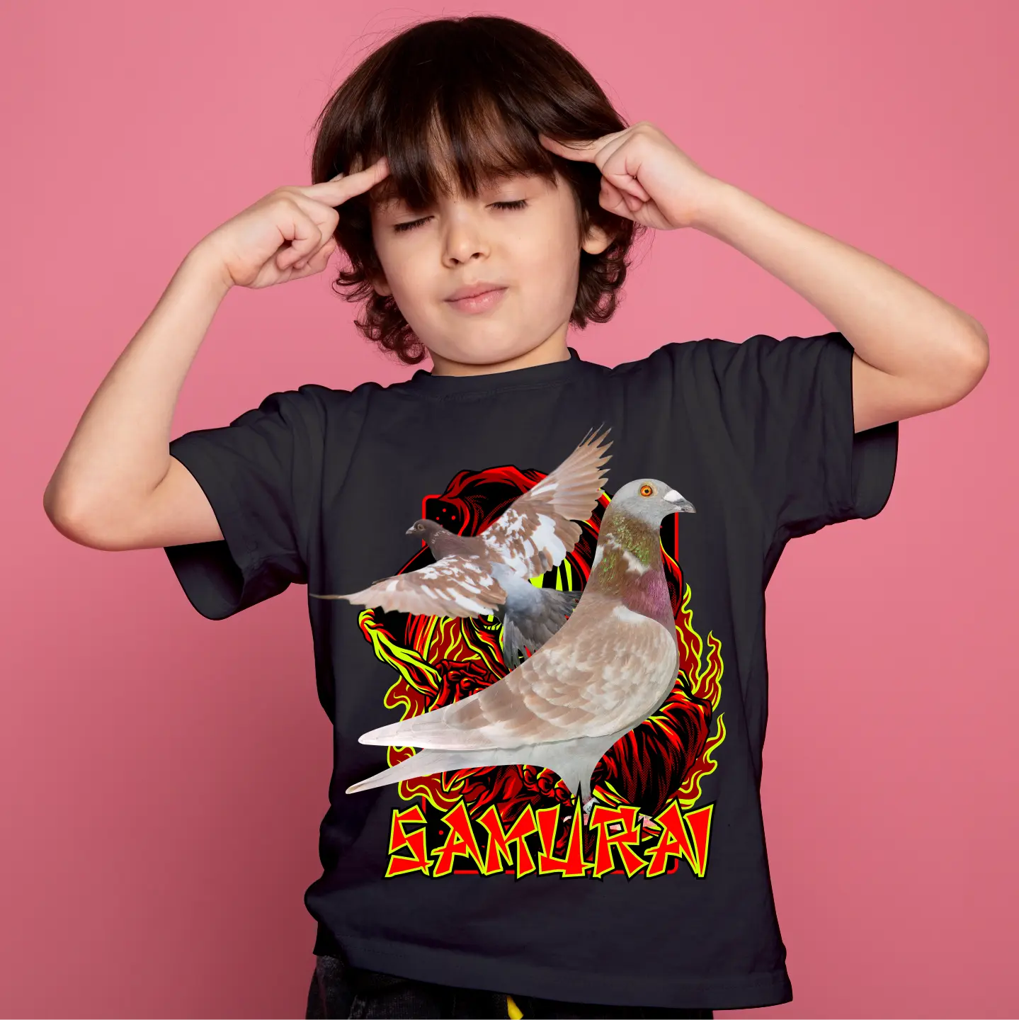 KAOS WARNA MERPATI BALAP MOTIF BILAH PEDANG JAPAN / baju / kaos / kaos murah / jersey / jersey murah / jersey domba / japati / pmti