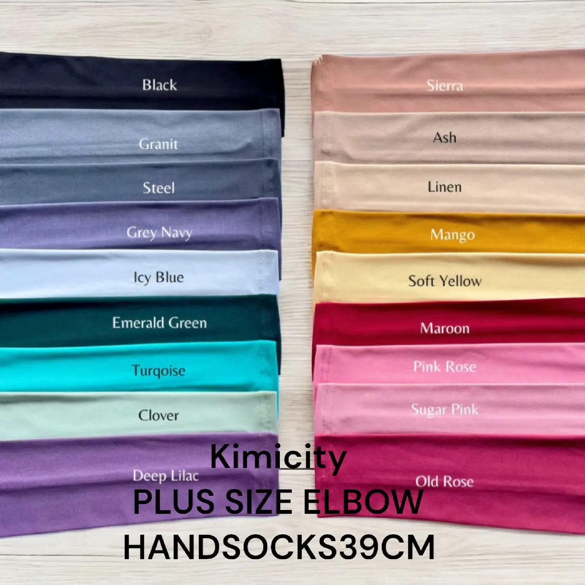 Kimicity Plus Size Handsocks Above Elbow  Korean Como Crepe