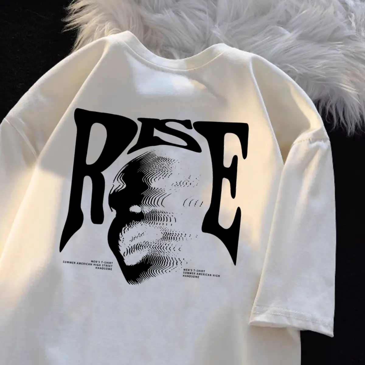 Maverick Kaos Oversize Blurring Avatars And Letters T Shirt Distro Pria Wanita Cott 24s N097 Baju Keren Katun