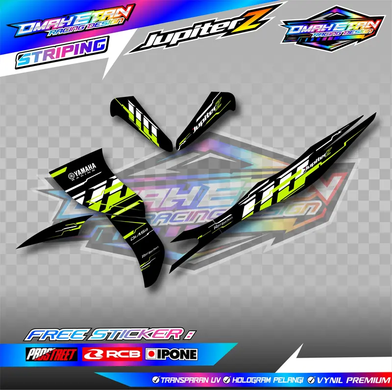 STRIPING VARIASI YAMAHA JUPITER Z BURHAN - 110 VIETNAM STYLE / STICKER LIST MOTOR YAMAHA JUPITER Z BURHAN - 110 VIETNAM STYLE 8