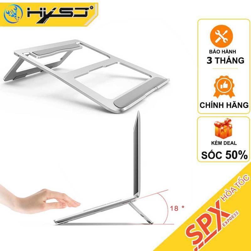 Đế tản nhiệt laptop HXSJ X5 bằng nhôm nguyên khối siêu mỏng nhẹ dùng cho máy 13- 15.6 inch - Hàng Chính Hãng
