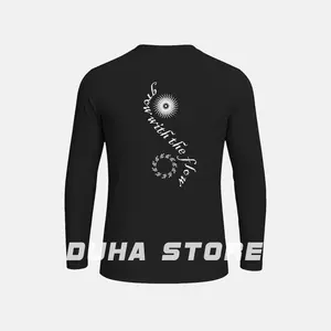 Jersey Longsleeve Grow With The Flow Duha Sportwear Unisex Sport Olahraga Lari Pria Wanita