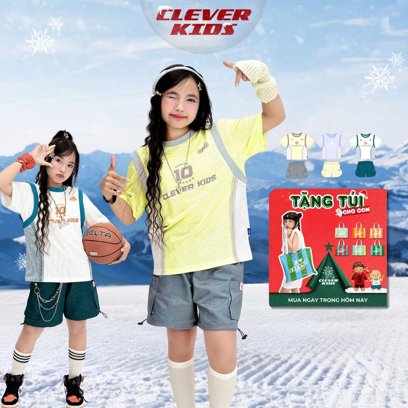 [Set Bộ Cho Bé 15kg-60kg] Set Áo Quần Coolkid 10 Clever Kids Thiết Kế Phối Màu Tinh Tế Năng Động