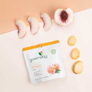 Greenday Peach | Freeze Dried Fruits | Healthy Snacks | Single Serve