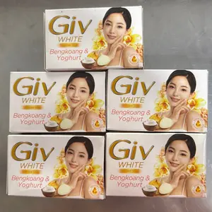 Giv Sabun Putih 5 pcs dengan Bengkoang & Yoghurt untuk Kulit Lebih Cerah dan Lembut