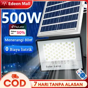 Free shipping Lampu tenaga surya 2000W Ready Stock led tahan lama solar panel Lampu Tembak 0 Biaya listrik sepanjang tahun Performa tahan air energi matahari solar light Garansi 10 tahun lampu emergency