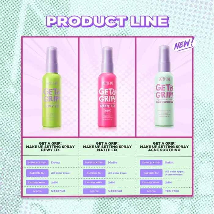 [SALE] DAZZLE ME Get a Grip! Makeup Setting Spray