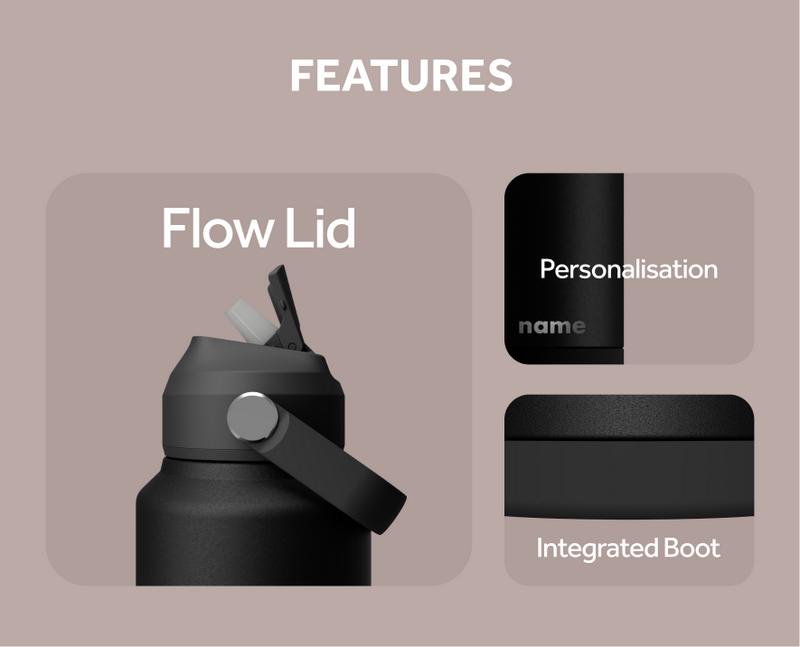 Product Introduction of Multiforms FlowFlask 18/32oz Rain | Thermal Flask Water Bottle | Insulated Stainless Steel | Straw | Custom Engraved 2