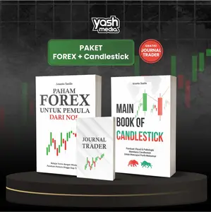 Paket Hemat FOREX Best Seller: PAHAM FOREX & Candle Stick + Jurnal Trader - Yash Media