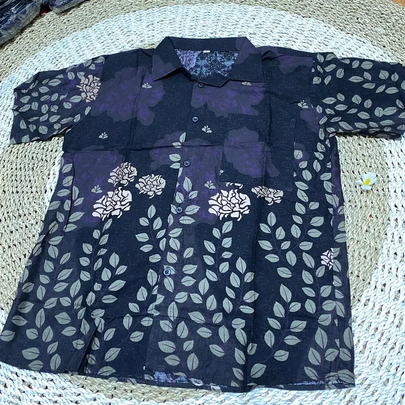 kemeja cowok rayon motif viral 2024 kemeja buat couple set gamis 1