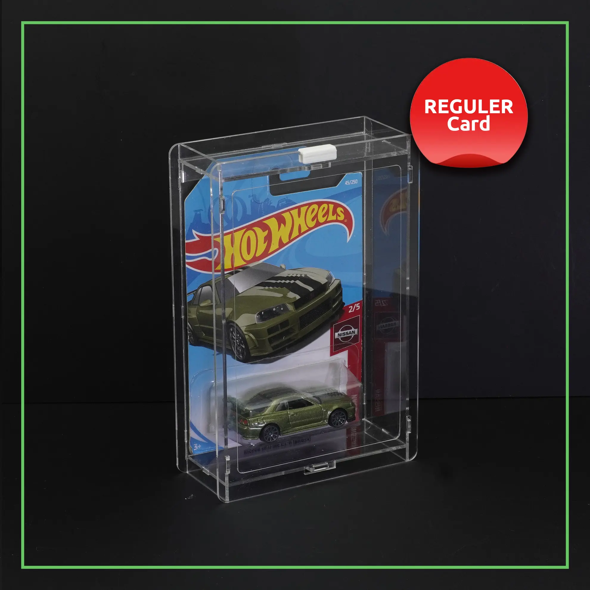 Box Akrilik Hotwheels Single Blister REGULER Card