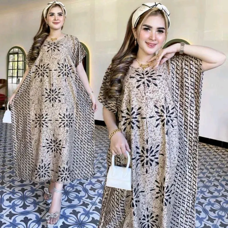 PAKET HEMAT 100rb dapat 3 daster Capucino lowo rayon jumbo||Daster capucino lowo rayon jumbo