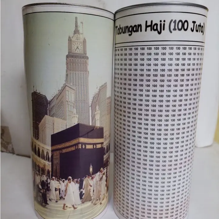 Celengan target Ka bah Haji Jumbo Mekah Kabah Besar XXL Buka Tutup 200 Juta 100 Juta Permanen bisa custom
