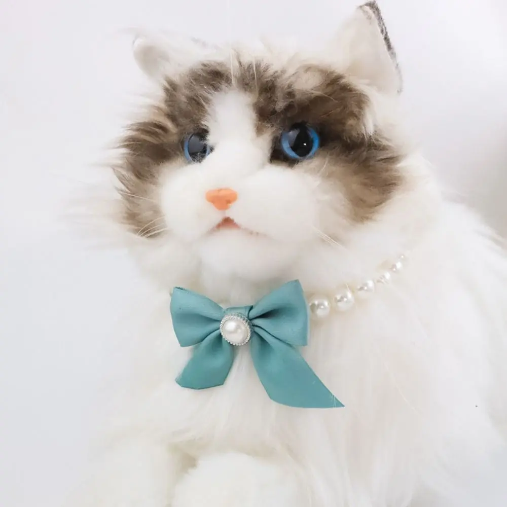 Bow Lovely Kitten Puppy For Dogs Cats Jewelry Pet Decorative Dog Leash Dog Necklace Cats Collar Pet Collar