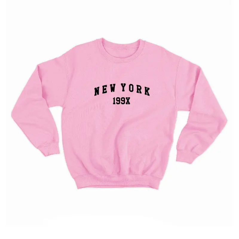 SWEATERPOLOS BASIC SABLON NEW YORK 199X SIZE M-XXL (PRIA & WANITA) 4