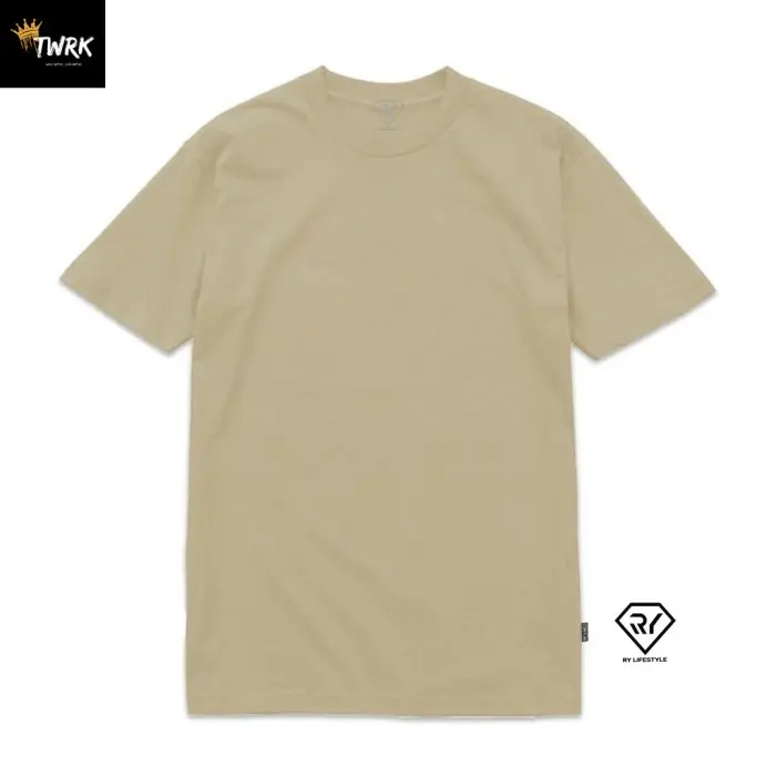 T-SHIRT MOCHA S UNISEX COTTON COMBED