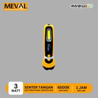 Gambar MEVAL Senter Dual Fungsi DUAL COB LED 3 Watt - Putih dari MEVAL ID Kota Tangerang 3 Tokopedia