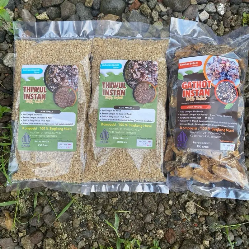 Paket makanan Legend isi 3 Macam @250gram (gatot,ampok,tiwul) 8