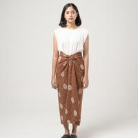 Gambar Dama Kara Kaimana Skirt Batik - Green, Allsize fit to XL dari Dama Kara Kota Bandung 3 Tokopedia