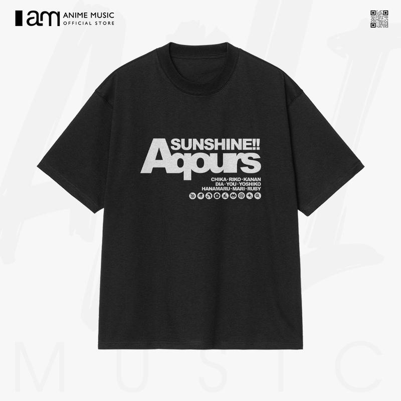 Áo thun Unisex Love Live! Ánh nắng!! You Oversized 100% Cotton ngắn tay