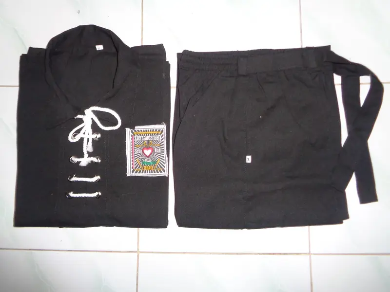 Seragam Sakral Siswa PSHT Model Tali  Celana Tali Kain untuk Latihan Silat - Sakral Pencak Silat IPSI - Baju - Seragam -Sport - OlahRaga 8