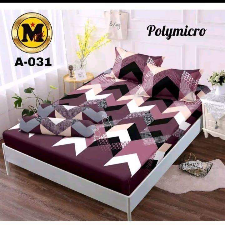 Sprei Homemade Viral Aesthetic Semua Ukuran 200x200 180x200 160x200 120x200 90x200 Kain Katun Sudut Karet 1 Set Sarung Bantal & Guling Motif Skylar Black Terbaru Termurah Kekinian 8