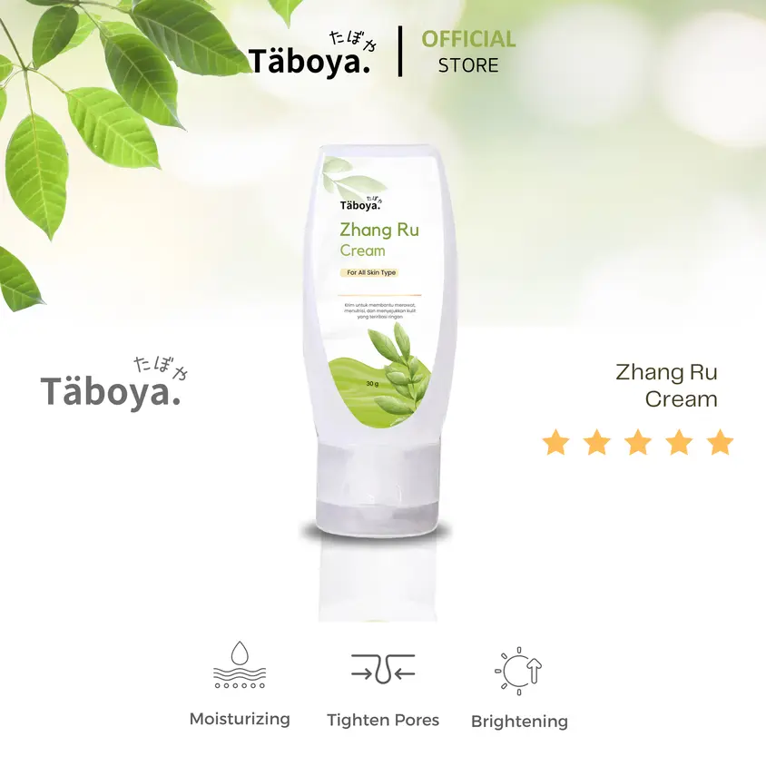 PAKET HEMAT 3 PCS!! Taboya - Zhang Ru Cream - perawatan kulit yang intensif - membantu menjaga kulit sepanjang hari.