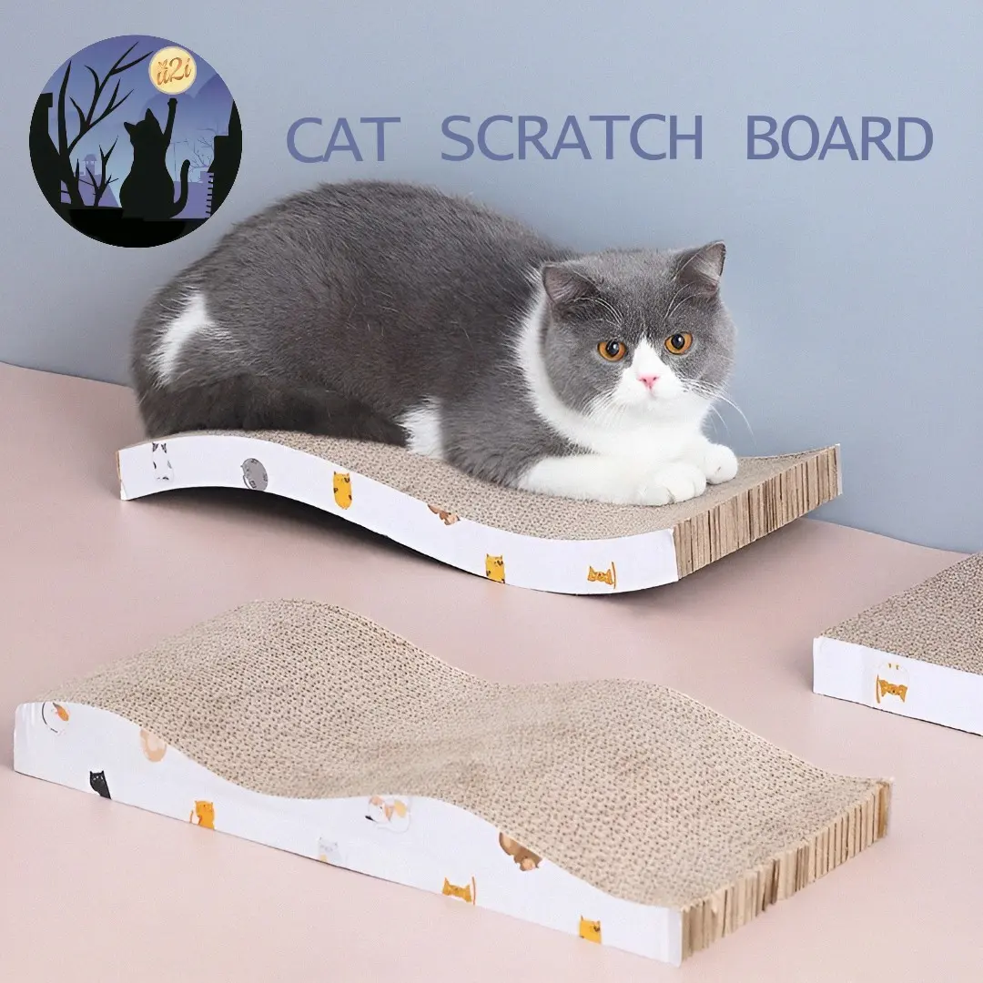 Papan Garukan Kucing Mainan Paper Cat Scratcher
