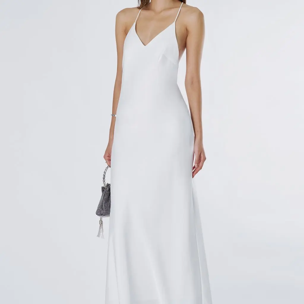 First Look Dress in White - YHF YOUNG HUNGRY FREE