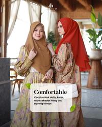 Gambar ALYAHIJAB - Najma Khimar | Tersedia PAD, SOFTPAD, NONPAD | Khimar Instan Bahan Babydoll 2 layer - Chocolate , Hard Pad dari ALYAHIJABBYNAJA_NEW Kab. Demak 4 Tokopedia