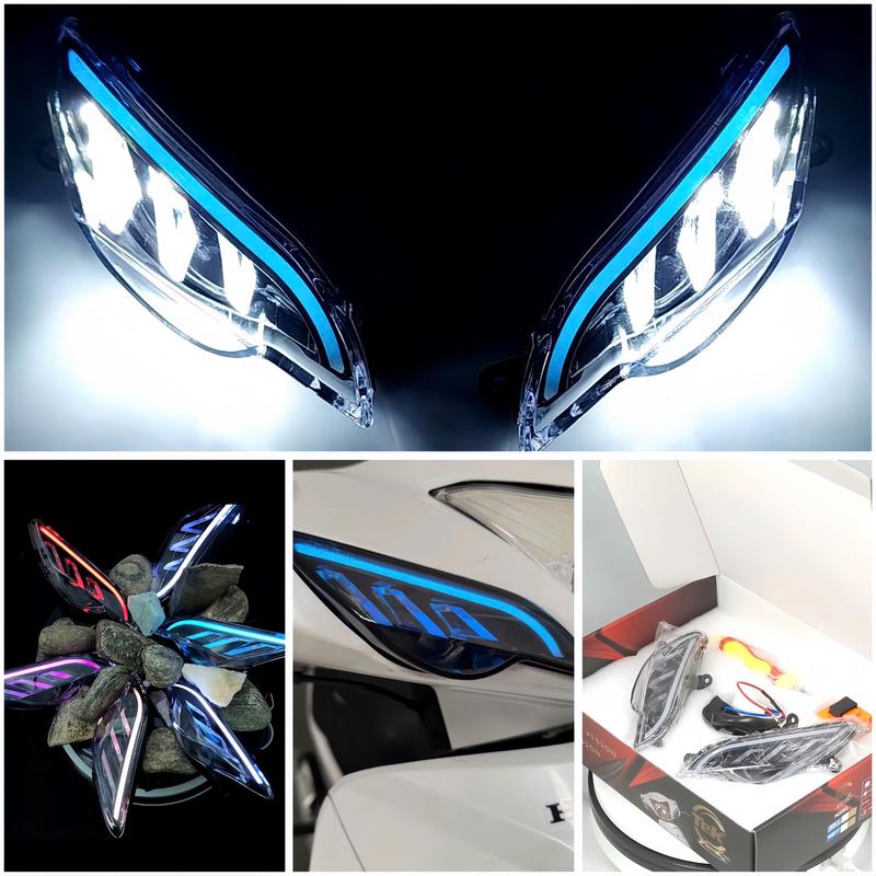 Led Xi Nhan Tek-Lightning Cho Wave 50-100-110cc Mẫu Mới Chỉnh 10 Màu Sắc Bằng Công Tắc Tặng Kèm Cục Chớp Tăng Chỉnh Tốc Độ Và Tua Vít 2 Đầu Bảo Hành 12 Tháng Chống Nước Xi Nhan TNT BlockX G2 Gen1