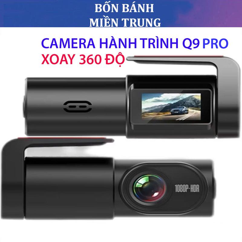 Camera Hành Trình Ô Tô Q9 Pro Góc Xoay 360 Độ Full HD 1080P Bảo Hành 12 Tháng