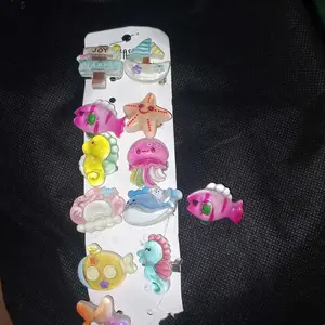 12 pcs bros clay karakter lucu jepit anak lucu imut lusinan