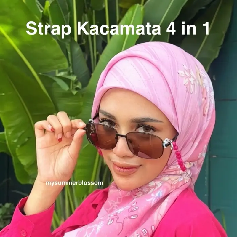 MSB Strap Tali Rantai Kacamata Aksesoris Sunglasses Strap Kalung Masker Kacamata Aurelie Konektor masker hijab Rantai bisa strap ear buds