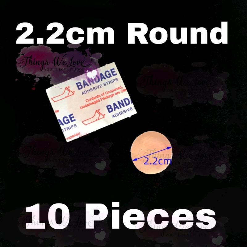 [SG] [FREE SHIP] 10 Pcs Band Aid First Aid Plaster Waterproof Bandage Unique Shape Criss Cross Round Clear Skin Tight Seal 5