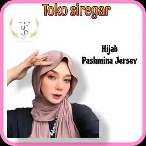 Hijab Pashmina Meleyot Jersey Murah Adem Mudah Diatur