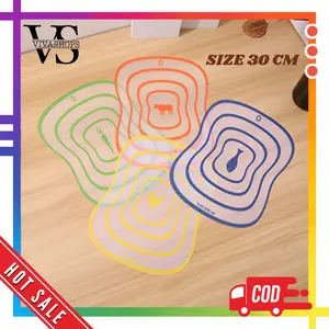 Talenan Plastik Transparan Multifungsi Ukuran 30 Cm / Alas Pemotong Serbaguna