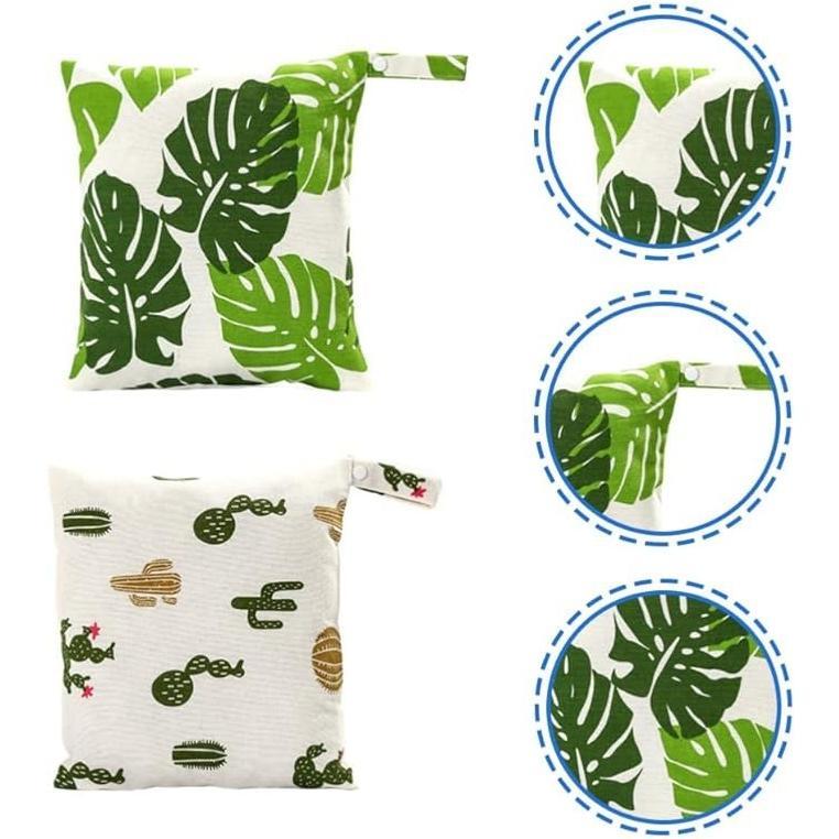 Reusable Printed Pocket Diaper Bag for ravel Sundries oiletries Cosmetics Wet Bag 5