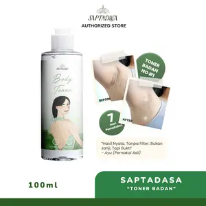 SAPTADASA Toner Badan Whitening Tanpa Alkohol  Angkat Belang & Bekas Luka Saptadasa 100ml toner flek