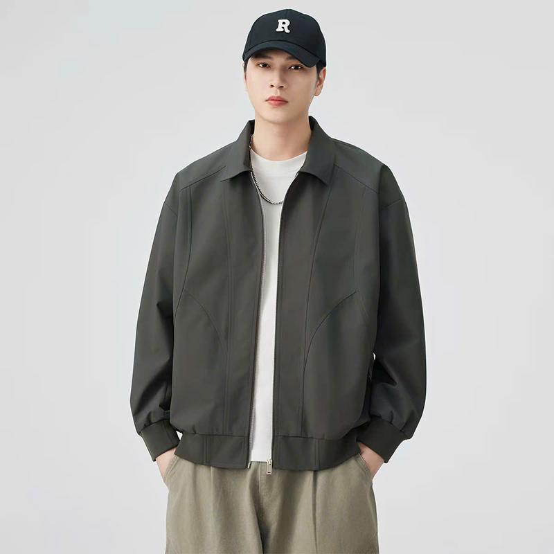 Áo khoác dù nam cổ sơ mi hai lớp vải dù cán dày dặn chống gió BẢO ĐĂNG Menswear Jacket (SM TRƠN)