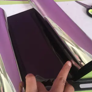 STIKER KACA FILM ONEWAY CERMIN (BLACK SILVER )  Hitam UNTUK KACA JENDELA, RUMAH DAN GEDUNG Mobil Pintu