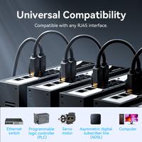 Gambar Vention Kabel LAN Cat6A RJ45 SFTP Industrial Drag Chain Gigabit Ethernet Ultra Flexible Patch Cable - IBT Black, 0.3 Meter dari Vention Authorized Store Kota Administrasi Jakarta Barat 4 Tokopedia
