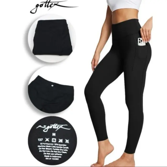 T㊚V2 GOTTEX LEGGING SPORT WANITA N❤R4 0