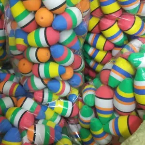 Pelampung Jantung/Lonjong busa lubang tengah UK.2cm 3cm 4cm 5cm