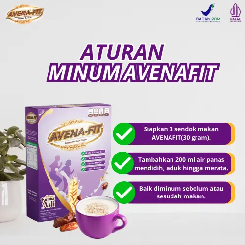 Avenafit Paket 3 Box Sereal Sehat Untuk Menurunkan Kolesterol | COD BISA BAYAR DI RUMAH Granola Food Oatmeal Diet Cereal 4