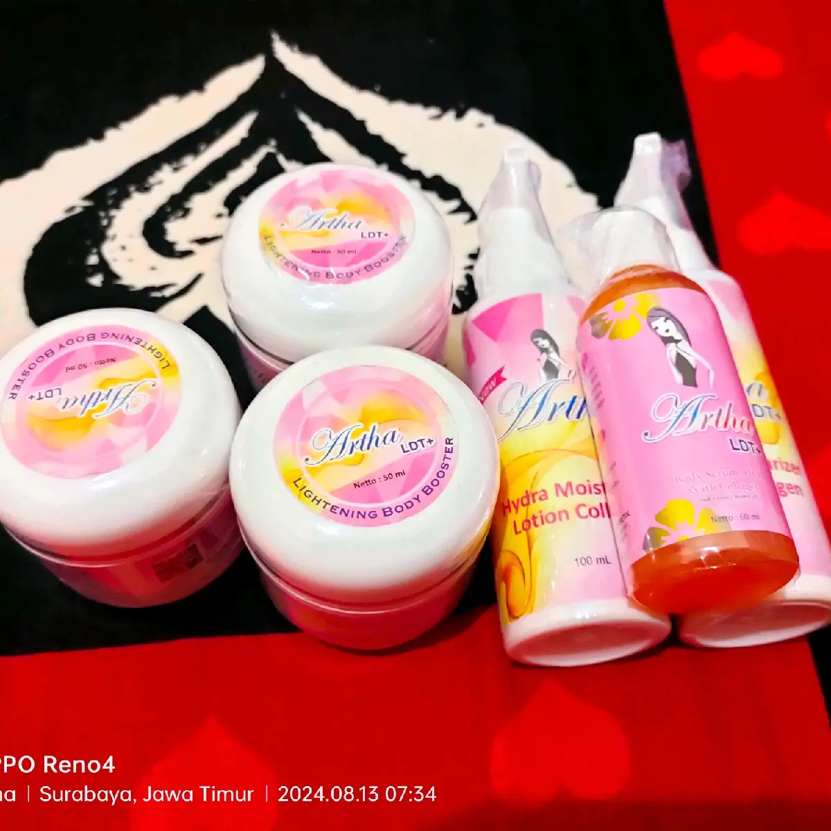 artha paket body (3 boster, 2 lotion, 1 serum)