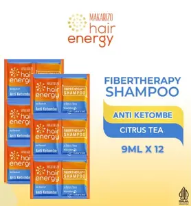 Shampo Makarizo Sachet CITRUS TEA (1RENCENG ISI 12SACHET) 9mLx12 Untuk Rambut Ketombe