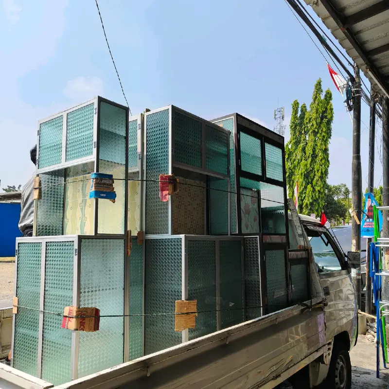 Rak piring mini alumunium/lemari piring mini/kurir toko/delivery only Jabodetabek 2