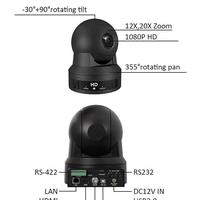 Gambar KATOVISION UV770-20X-ST-POE FHD PTZ Bulat VIDEO CAMERA Broadcast dari Malangelektronik Kota Malang 3 Tokopedia