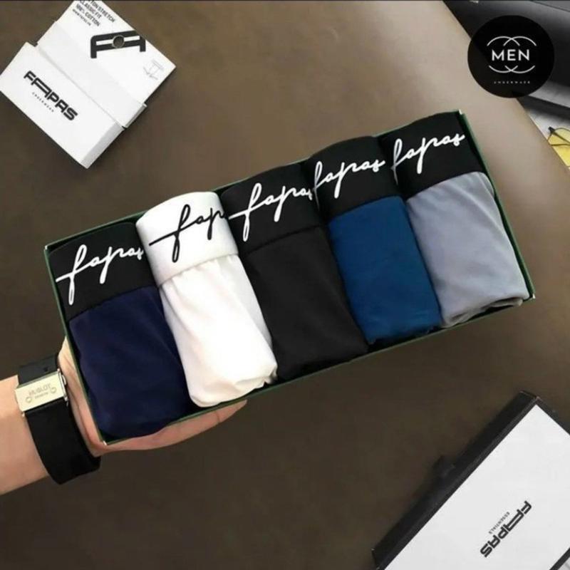 Combo 5 Quần Lót Nam Boxer Thun Lạnh Cao Cấp – Co Giãn 4 Chiều, Mặc Hàng Ngày